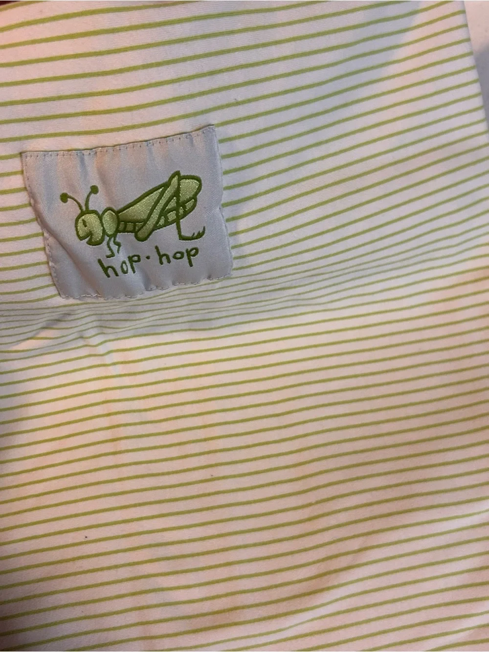 Vintage Gymboree Baby Blanket Hip Hop Bug Lovey Green Hard To Find